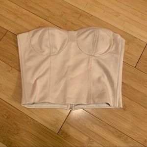 Nude Bustier Top